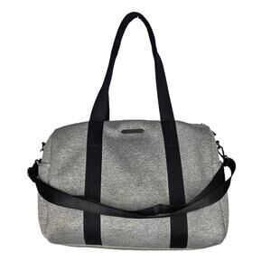 AIMÉE KESTENBERG NEOPRENE DUFFLE BAG – GRAY – TROLLEY SLEEVE – LARGE WEEKENDER
